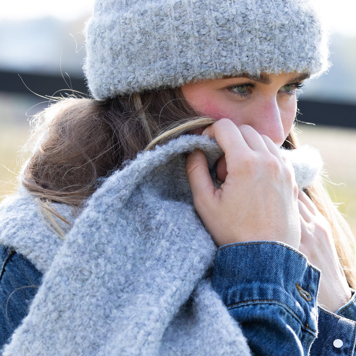 Finn Grey Scarf - Sweet Turns