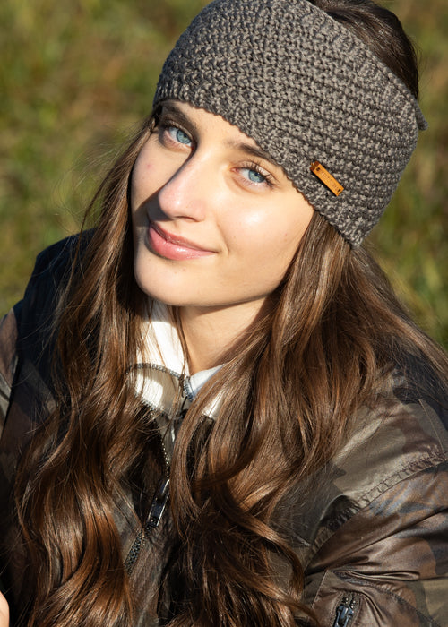 Lexington Headband in Slate - Sweet Turns