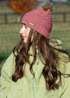 Lexington Beanie in Framboise - Sweet Turns