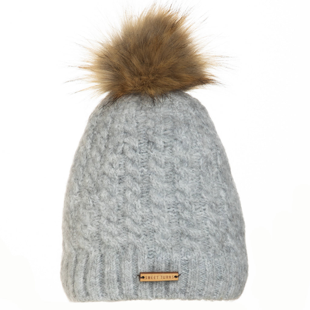 Charlie Beanie in Grey - Sweet Turns