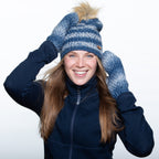Early Rise Navy Mittens - Sweet Turns