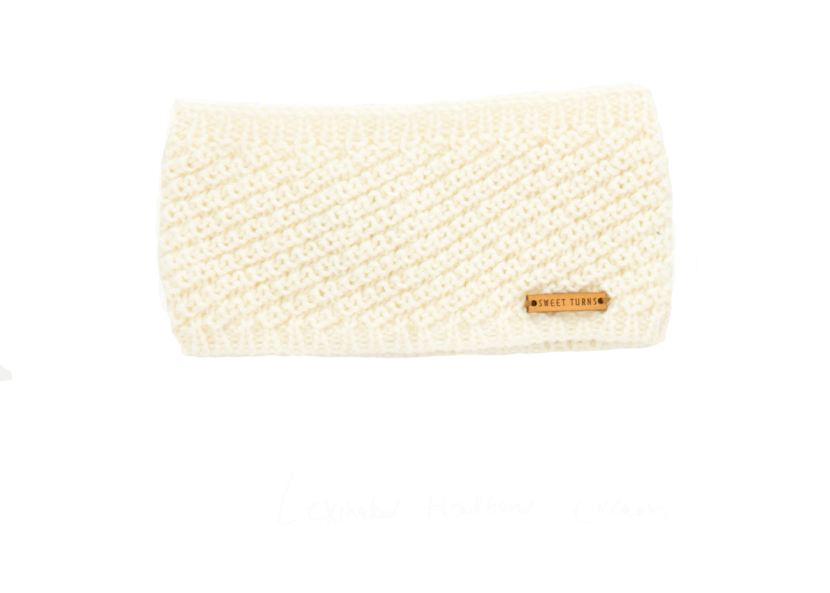 Lexington Headband in Ivory - Sweet Turns