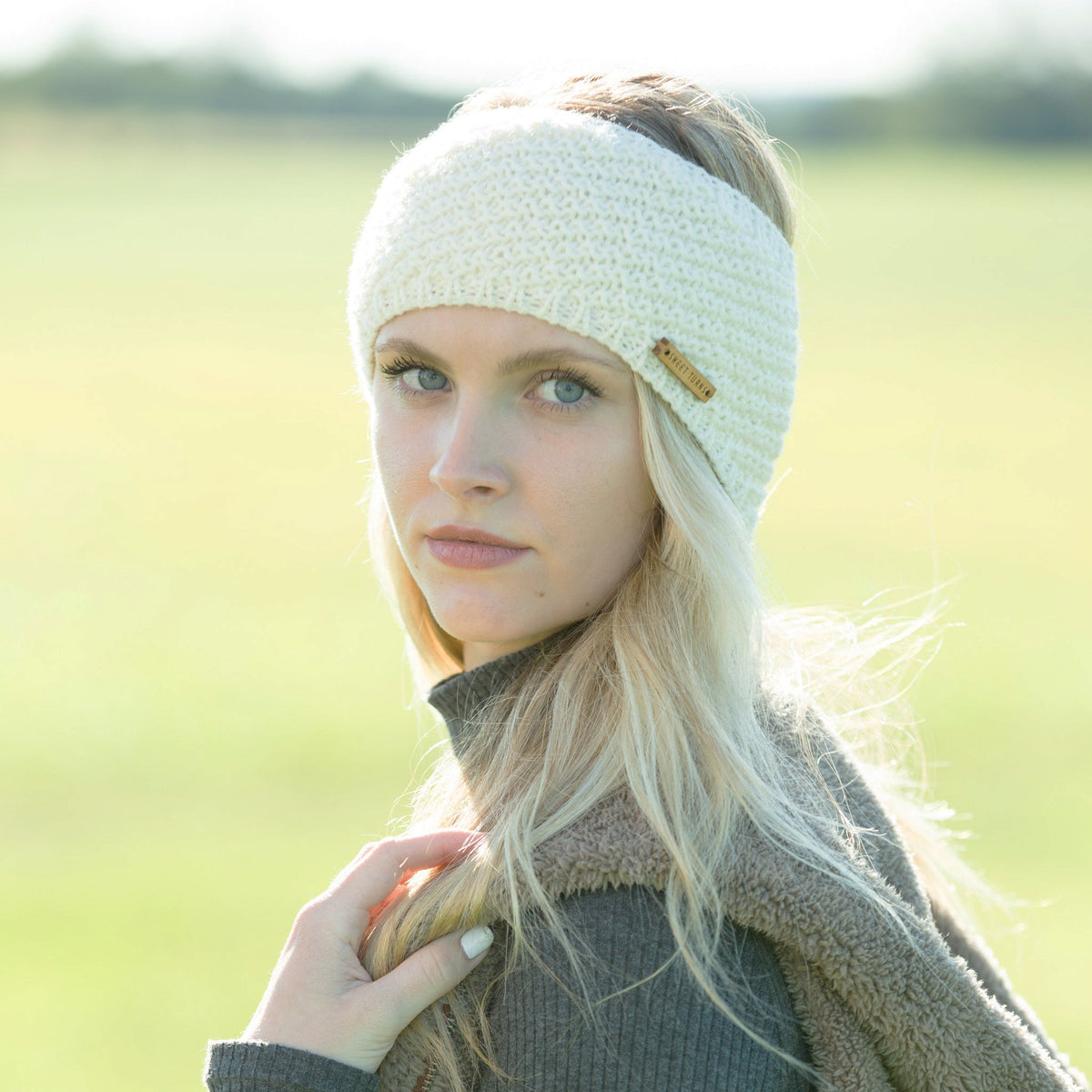 Lexington Headband in Ivory - Sweet Turns